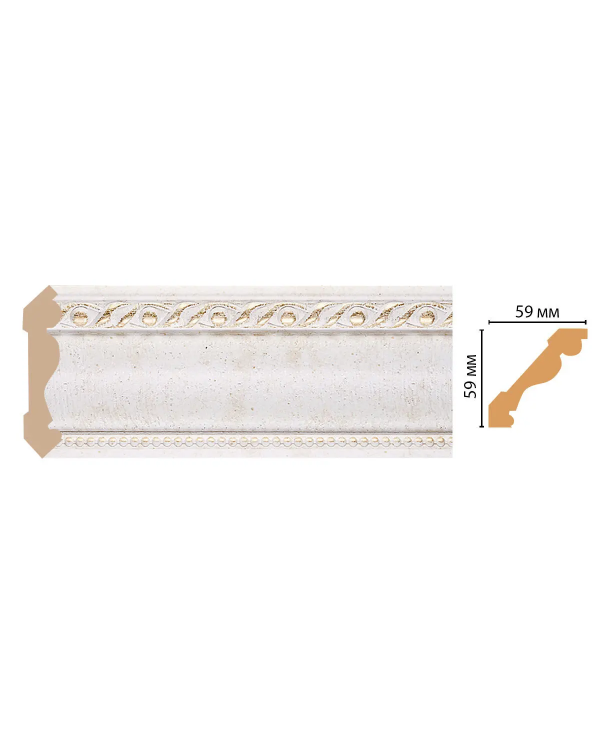 Карниз потолочный Decomaster 123-40 (59*59*2400)