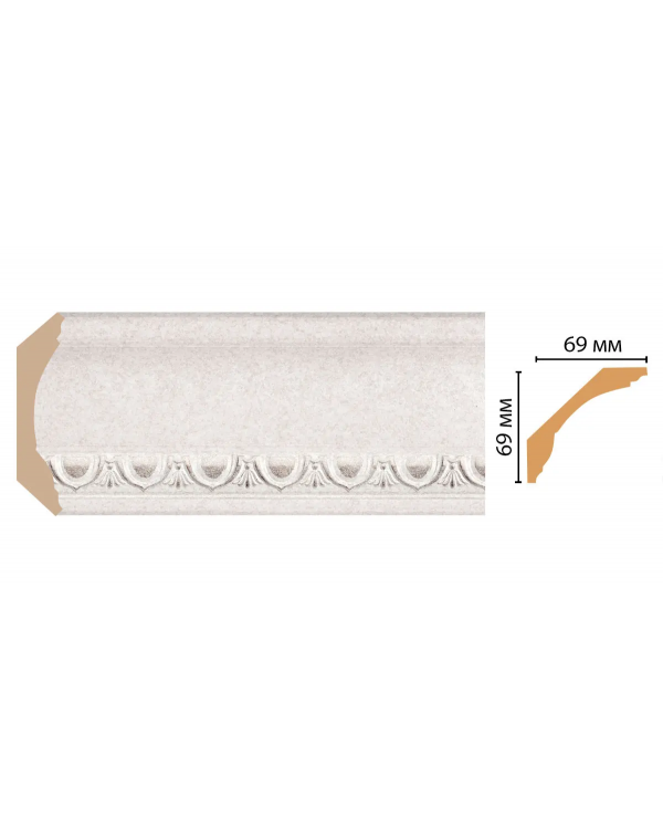 Карниз потолочный Decomaster 100D-19D (69*69*2400)