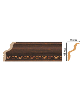 Карниз потолочный Decomaster 148B-966 (45*30*2400)