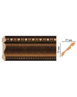 Карниз потолочный Decomaster 154-56 (77*77*2400)