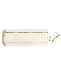 Карниз потолочный Decomaster 173-6 (57*57*2400)