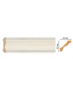 Карниз потолочный Decomaster 180-15 (42*42*2400)