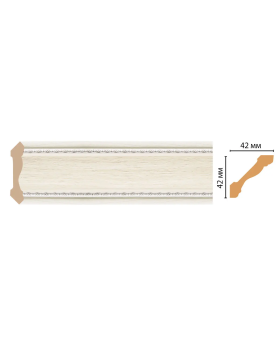 Карниз потолочный Decomaster 180-15 (42*42*2400)