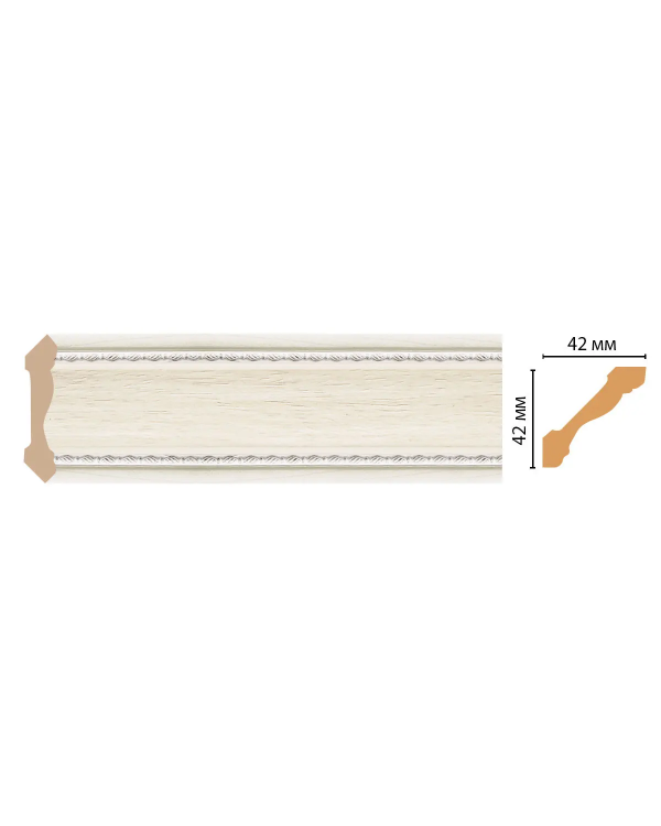 Карниз потолочный Decomaster 180-15 (42*42*2400)