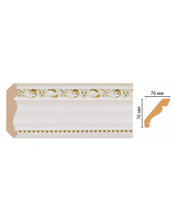 Карниз потолочный Decomaster 154-54 (76*76*2400)