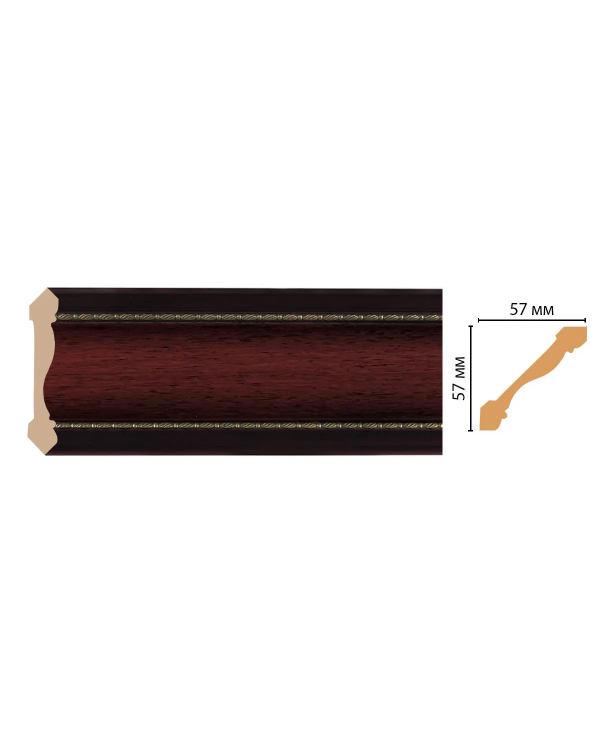 Карниз потолочный Decomaster 179-52 (57*57*2400)