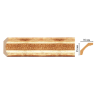 Карниз потолочный Decomaster 167S-126 (35*35*2400)