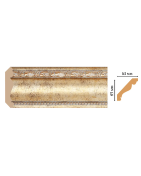 Карниз потолочный Decomaster 146-553 (63*63*2400)
