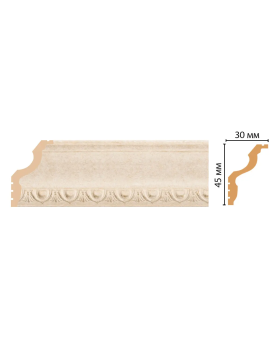 Карниз потолочный Decomaster 148D-18D (45*30*2400)