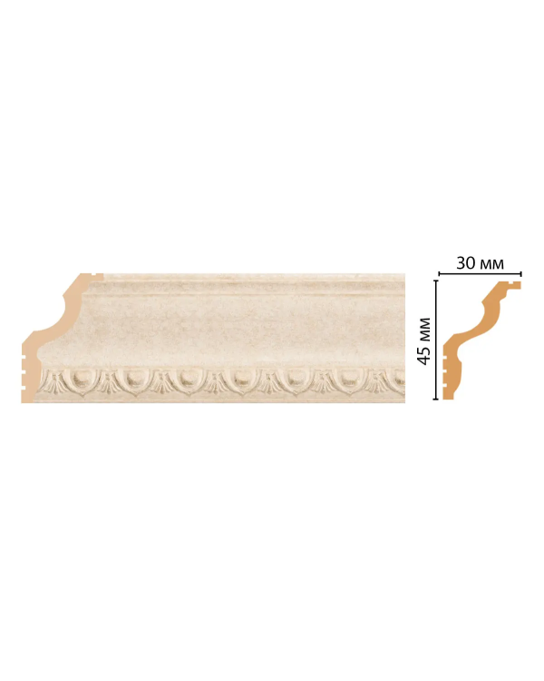 Карниз потолочный Decomaster 148D-18D (45*30*2400)
