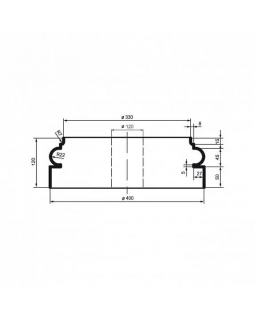 Колонна Leptonika LC 102-3 (база) 400*120 мм-foto2