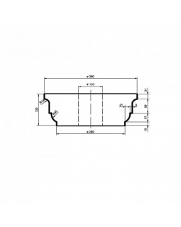 Колонна Leptonika LC 101-1 (капитель) 380*130 мм-foto2