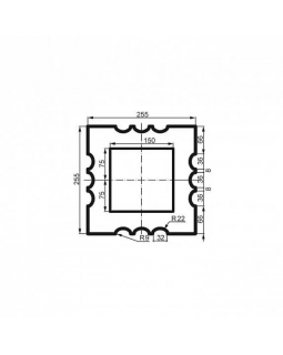 Колонна Leptonika LC 110-21 Full (тело) 2000*255*255 мм-foto2