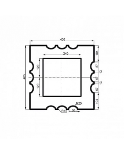 Колонна Leptonika LC 112-21 Full (тело) 2000*405*405 мм-foto2