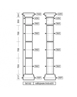 Колонна Европласт 4.30.205 Пенополиуретан 635*536 мм-foto2