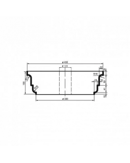 Колонна Leptonika LC 102-1 (капитель) 430*130 мм-foto2