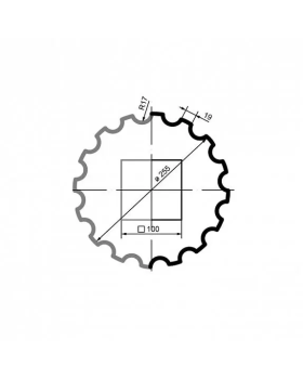 Колонна Leptonika LC 101-21 Full (тело) 2000*255 мм-foto2