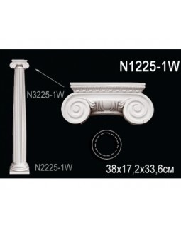 Капитель колонны N1225-1W Перфект Полиуретан