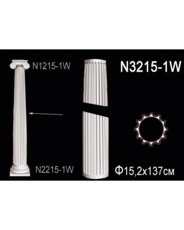 Ствол колонны N3215-1W Перфект Полиуретан
