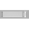 Молдинг гладкий Decomaster 97206 (85х18х2400мм)