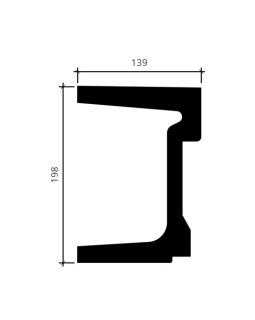 Молдинг Европласт 1.51.602 Пенополиуретан 2000*197*139 мм-foto3
