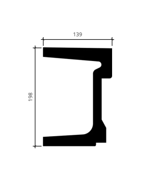 Молдинг Европласт 1.51.602 Пенополиуретан 2000*197*139 мм-foto3