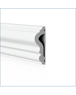 Молдинг NMC Wallstyl WL11 Полистирол 2000х49х15 мм-foto3