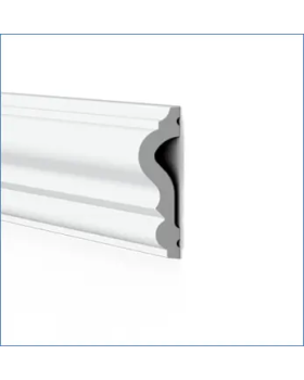 Молдинг NMC Wallstyl WL11 Полистирол 2000х49х15 мм-foto3