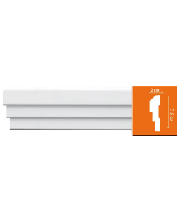 Молдинг гладкий Decomaster 97601 (75*20*2400)-foto4