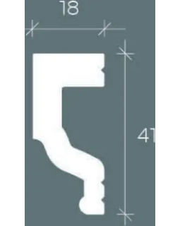 Молдинг Европласт 6.51.391 Композит 2000*41*18 мм-foto2