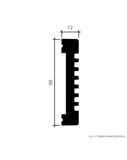 Молдинг Европласт 6.51.703 Пенополиуретан 2000*60*12 мм-foto4