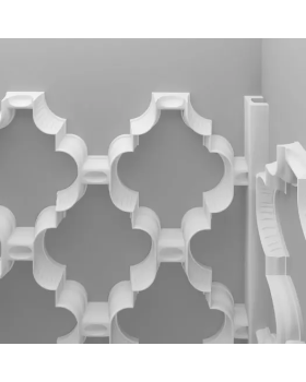 Молдинг Европласт 1.65.501 Пенополиуретан 2000*60*60 мм-foto3