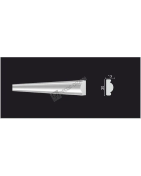 Молдинг малый Decor Dizayn 157 A Полистирол 2000*30*13 мм