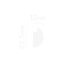 Финишный молдинг Hiwood LF135A, LF135B Фитополимер 2700*22,5-29.3*12 мм