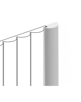 Финишный молдинг Hiwood LF135A, LF135B Фитополимер 2700*22,5-29.3*12 мм