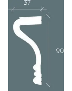 Молдинг Европласт 6.51.392 Композит 2000*90*37 мм-foto2