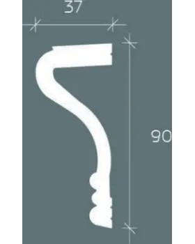 Молдинг Европласт 6.51.392 Композит 2000*90*37 мм-foto2