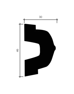 Молдинг Европласт 1.51.332 гибкий Пенополиуретан 2000*50*16 мм-foto2