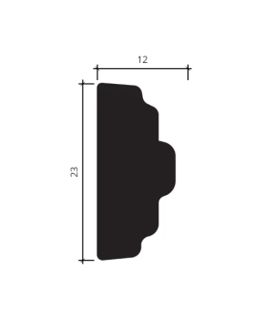 Молдинг Европласт 1.51.329 Пенополиуретан 2000*23*12 мм-foto4