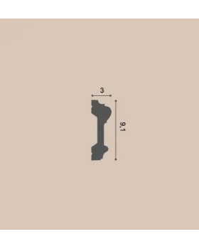 P9010F Панель молдинга гибкая Orac Decor Полиуретан-foto2