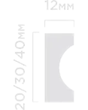 Молдинг Hiwood P20 Полистирол Под покраску-foto2