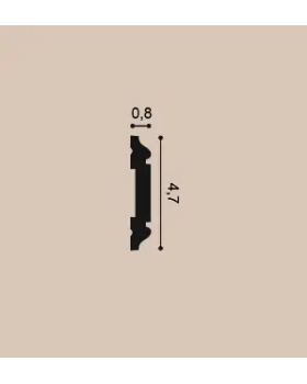 PX144F Молдинг гибкий Orac Decor Полиуретан-foto2