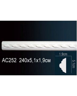 Молдинг гибкий AC252F Перфект Полиуретан