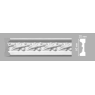 Молдинг с орнаментом Decomaster 98085 (60х20х2400мм)