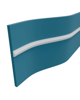 Молдинг гибкий P35F Перфект Плюс XPS Полимер 2000*25*12 мм-foto3