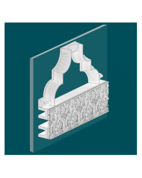 Молдинг Европласт 1.65.001 Пенополиуретан 2000*60*60 мм-foto2