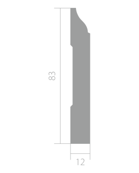 Молдинг Ultrawood Base 0001i ЛДФ-foto2