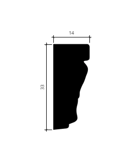 Молдинг Европласт 1.51.334 Пенополиуретан 2000*33*14 мм-foto4