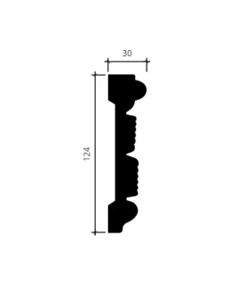 Молдинг Европласт 1.51.319 Пенополиуретан 2000*123*30 мм-foto4