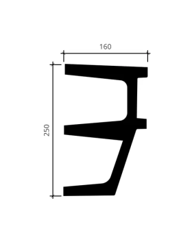 Молдинг Европласт 1.51.603 Пенополиуретан 2000*250*160 мм-foto3